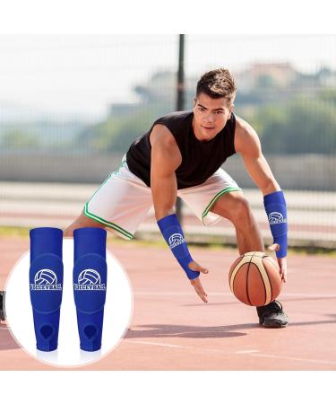 Jostift Volleyball Arm Sleeves - 2 Pairs with Protective Pads & Thumb Hole | Forearm Protection for Training - Buy Online on GoSupps.com