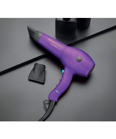 Diva Pro Styling Veloce 3800 Pro Dryer Purple - Powerful 2200W Hairdryer with Ionic Conditioning - Buy Online on GoSupps.com