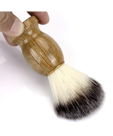 Premium Badger Hair Shaving Brush Set with Stainless Steel Beard Stand | Professional Grooming Essentials - Buy Online on GoSupps.com