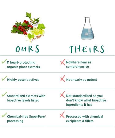 Pure Synergy Heart Protector 60 Capsules - Certified Organic, Non-GMO, Vegan Heart Health Supplement - Buy Online on GoSupps.com