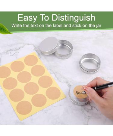 Aluminum Empty Jar Set - 30ml Cream Cans (12 pcs) with Spatulas & Stickers for Cosmetics Nail Art & Jewelry - Buy Online on GoSupps.com