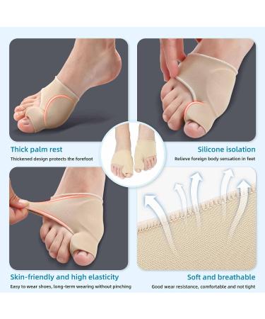 Bunion Corrector Support Brace for Women and Men - Orthopedic Sleeve Spacer Separator for Hammer Toe Pain Relief - Hallux Valgus Bunion Socks (Medium) - Buy Online on GoSupps.com