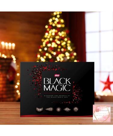 Nestle Black Magic Dark Chocolates Box 174g - 9 Different Tantalizing Centers Perfect Chocolate Gift for Men and Women | Christmas Gifts for Dark Chocolate Lovers - Buy Online on GoSupps.com