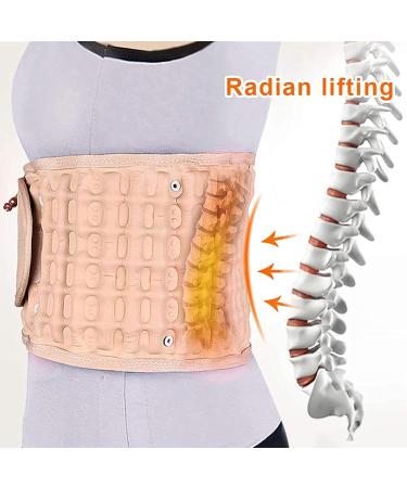 Lumbar Support Decompression Belt Inflatable Back Brace Spinal Air Traction Device Back Lumbar Corrector Lower Back Pain Relief for Herniated Disc - Buy Online on GoSupps.com