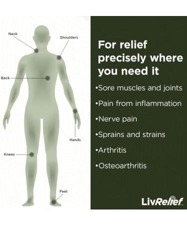 LivRelief Extra Strength Chronic Angry Pain Relief Cream with Arnica 50g - Buy Online on GoSupps.com
