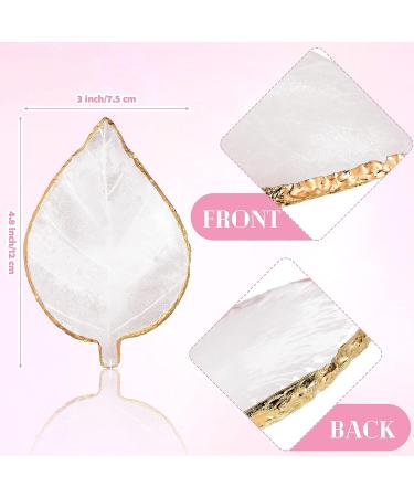 21-Piece Nail Art Tools Kit: Resin Palette, Leaf Shape Mixing Palette, 20 Design Brushes, Golden Edge Holder | Nail Gel Polish Mixing Pallet - White - Buy Online on GoSupps.com