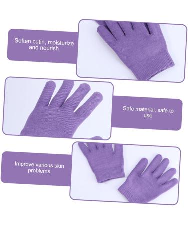 Moufles Exfoliants Hydratants En Gel Soin Des Mains Violet Taille Unique Soins De Beaut Pour Adultes Usage Spa Et Hydratation Intense - Buy Online on GoSupps.com