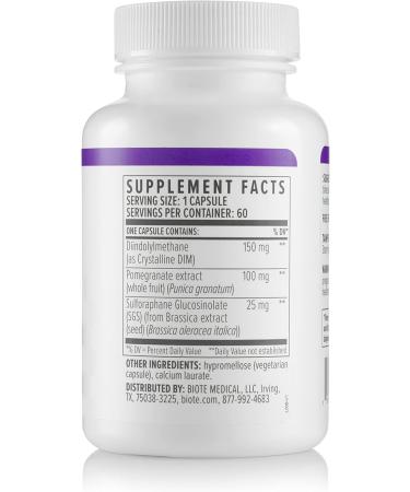 Buy BIO-TE DIM SGS + Supplement | Hormone Balance & Detox Support - 60 Capsules - International Shipping Available - Buy Online on GoSupps.com