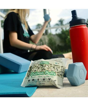 Awsum Snacks Organic Quinoa Puffs 1oz (12 bags) - High Protein, Vegan & Gluten Free - Diabetic-Friendly & Keto-Friendly - Buy Online on GoSupps.com