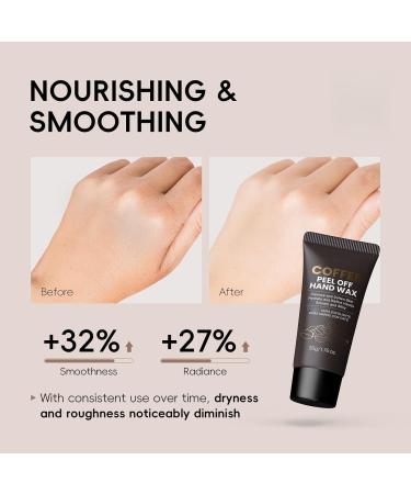 Masque pour les mains - Caf arabica - Cire hydratante exfoliante pour les mains - Masque exfoliant pour peaux s ches - Masque de spa anti- ge - R pare les peaux rugueuses pour homme et femme - Buy Online on GoSupps.com