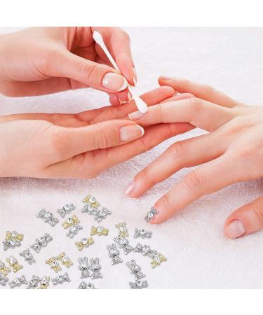 60 Pieces Bear Nail Art Decoration - Cute 3D Crystal Rhinestone Bear Shaped Ornaments for DIY Nail Art & Crafts - Manicure Tips Decoration - Pack of 1 - Buy Online on GoSupps.com