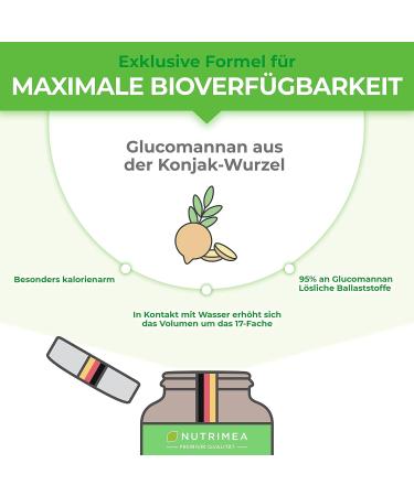 Glucomannan from Konjac Root | 95% High Dose Natural Fiber | 90 Vegan Capsules - nutrimea  - Buy Online on GoSupps.com