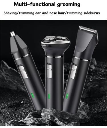 Ultimate 3-in-1 Electric Shaver for Men | Fast Charging Water Resistant Sharp Blades | Perfect Razor & Trimmer Designed in Germany - Buy Online on GoSupps.com