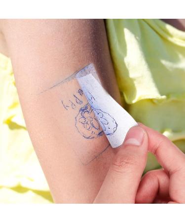 Healeved Tattoo Transfer Paper and Gel Set with Cream Gel and 50 Transfer Papers - Temporary Tattoo Supplies - Buy Online on GoSupps.com