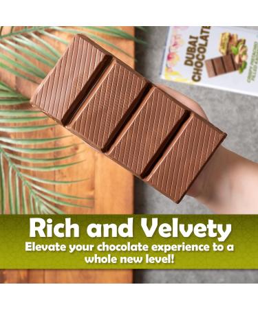 Dubai Chocolate Kunafa Pistachio Bar 7oz | Gourmet Dessert Gift | Crispy Kunafe with Pistachio Paste | Luxurious Chocolate Treat for All Occasions - Buy Online on GoSupps.com