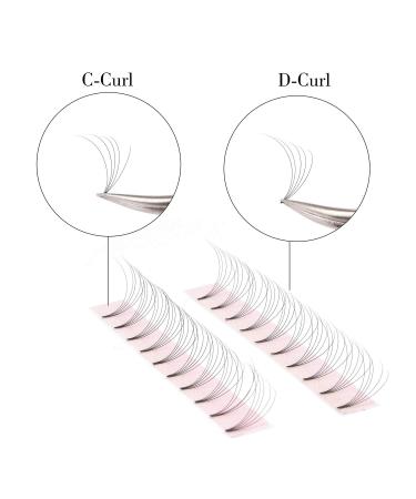 Kenzie Beauty Russian Volume 5D Premade Fans 0.07 C Curl Eyelash Extensions - 11mm - Buy Online on GoSupps.com