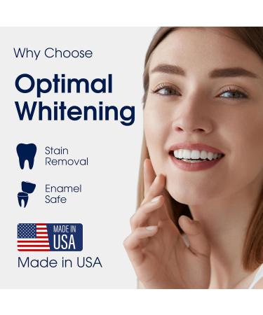 Teeth Whitening Strips - 14-Day Treatment for Sensitive Teeth | Achieve a Whiter Smile & Remove Tough Stains | Made in USA - Buy Online on GoSupps.com