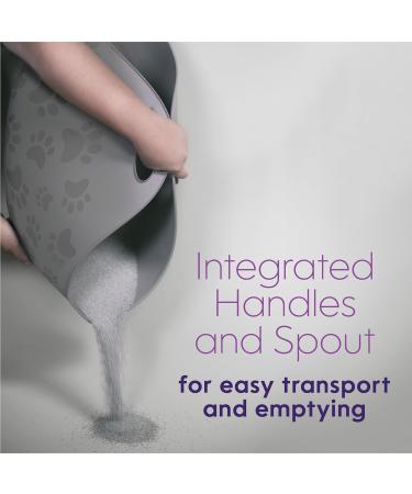 Litter Genie Cat Litter Box | Made with Flexible Soft Plastic | Features High-Walls and Handles for Privacy and Portability | Compatible with The Litter Genie and LitterLocker Litter Box Hood. - Buy Online on GoSupps.com