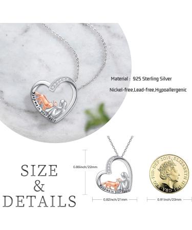 925 Sterling Silver Dog Chain Necklace with Crystals | Chenghong Dog Jewelry for Dog Lovers & Cocker Spaniel Gifts - Buy Online on GoSupps.com