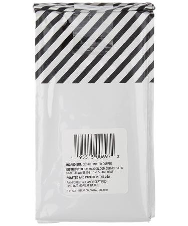 AmazonFresh Decaf Colombia Ground Coffee - Medium Roast - 12 Ounce - Buy Online on GoSupps.com