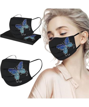 Buy Winfer 50/100 Piece Disposable 3-Layer Mouth Protection Breathable Colored Face Masks for Adults Neck Tube Scarf for Men & Women - Buy Online on GoSupps.com