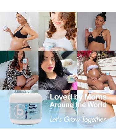 Bumpology Bump Butter Stretch Mark Cream | Hydrating 2-in-1 Belly Moisturizer for Pregnancy | Made in USA with Cocoa Butter | 4oz Pack - Buy Online on GoSupps.com