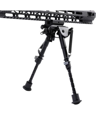 Pinty Tactical Rifle Bipod | Picatinny Rail Compatible | Adjustable Height | Hardened Steel & Aluminum - Buy Online on GoSupps.com