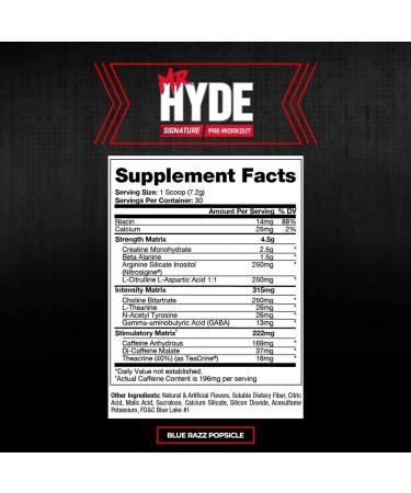 ProSupps Mr. Hyde Signature Pre Workout - Lollipop Punch Flavor, 7.6 oz (216 g) - Buy Online on GoSupps.com