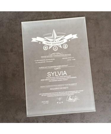 Real Star Baptism - Name a Star Gift Package | Diamond Certificate in Acrylic Glass - Buy Online on GoSupps.com