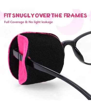 2 Piece Reusable Eye Patches for Kids with Glasses - Treating Lazy Eye & Strabismus - Soft Amblyopia Eye Patch for Girls and Boys - Buy Online on GoSupps.com