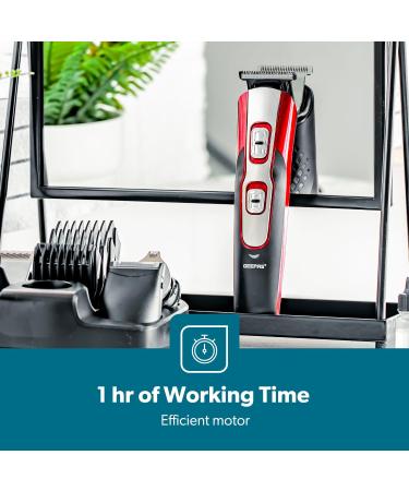 Geepas 11-in-1 Rechargeable Multi Grooming Kit Ultimate Grooming Trimmer Set for Beard & Hair Clippers - Nose/Ear Trimmer Shaver Precision Trimmer 4 Combs and Hair Clipper - 2 Years Warranty 11 in 1 - Buy Online on GoSupps.com