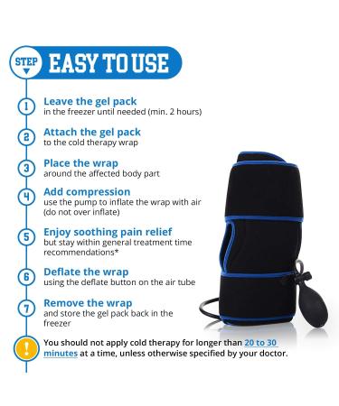 SIMPLYJNJ Elbow Ice Pack Wrap for Pain Relief & Swelling - Includes Compression Sleeve & 2 Gel Packs for Tennis Elbow, Golfer's Elbow, Tendonitis & More - Buy Online on GoSupps.com
