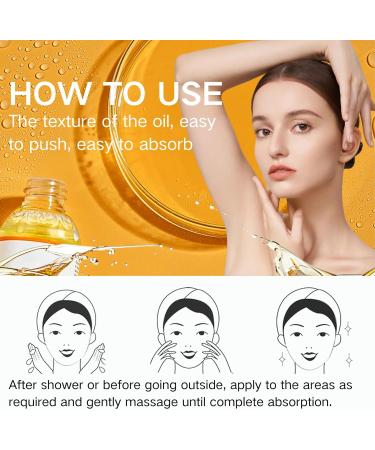 Turmeric Oil - Natural Turmeric Body Oil for Women - Hydrating Skin&Face&Body Oil 100ml - Turmeric Essential Oils for Skin Rapair Reduce Dark Spot Bright Nourish - Buy Online on GoSupps.com