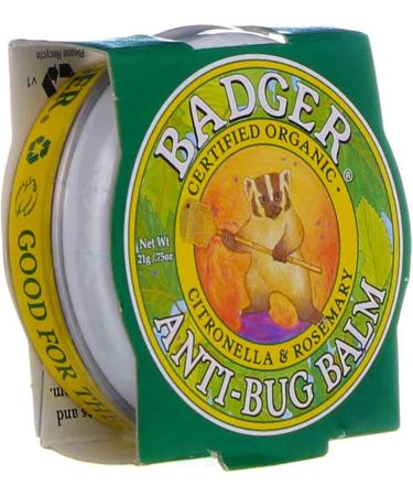 Badger Anti-Bug Balm 0.75oz (3-Pack) | Organic Certified Natural Mosquito Repellent - Buy Online on GoSupps.com