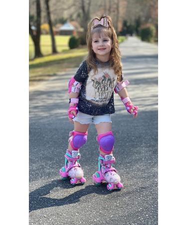 BOSONER Kids/Youth Knee and Elbow Pads Set for Multi Sports - Purple Pink Small (3-9 years) - Buy Online on GoSupps.com