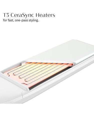 T3 Lucea Professional Digital Ceramic Flat Iron - 1 White/Rose Gold - Buy Online on GoSupps.com