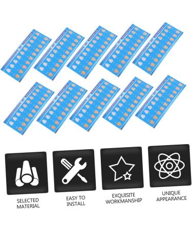 HomsfoU 90 Pcs Tooth Color Guide - Teeth Whitening Shade Chart for Oral Care & Dental Use - Buy Online on GoSupps.com