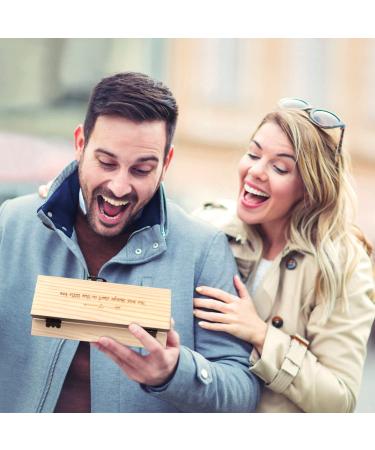 Pregnancy Test Keepsake Box: Surprise Announcements for Grandparents, Dad, Aunt, and Uncle - Wooden Baby Announcement Box for Grandma & Auntie - Buy Online on GoSupps.com