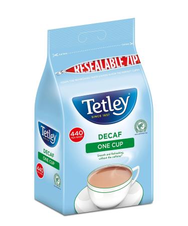 Tetley One Cup Decaf Tea 440 Tea Bags 1KG - Buy Online on GoSupps.com