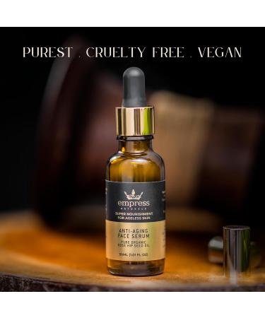Anti-Aging Face Serum | Organic Rosehip & Frankincense | Nourish & Brighten Skin | 30 ml All-Natural Skincare - Buy Online on GoSupps.com