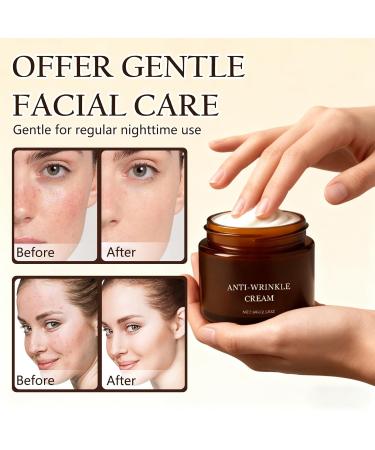 Retinol Anti-Wrinkle Cream Firms and Lifts Skin Improve Fine Lines Restores Elasticity Deep Hydration for All Skin Types (2PCS) - Buy Online on GoSupps.com