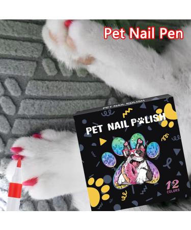 Peround Dog Nail - Non-Toxic Dog Nail Paint Color Quick Dry Puppy Nail Polish | Dog Nail Art Gel Hard Pet Paw Polish Ensures Durabl Vibration - Buy Online on GoSupps.com