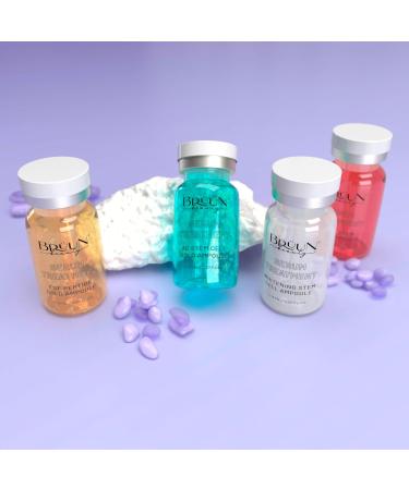 BR UN Serum Treatment set of 12 Vials for Spa A Booster kit for skin care to use with Derma Pen and rollers for fresh look and lasting results - Buy Online on GoSupps.com