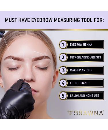 White 12M Brow Mapping String for Precise Eyebrow Measuring - PMU Kit Essential - Microblading Supplies - Pre-Inked Thread 1 Count - Buy Online on GoSupps.com