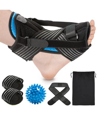 Elrisme Plantar Fasciitis Night Splint  3-in-1 Relief Set  Night and Day