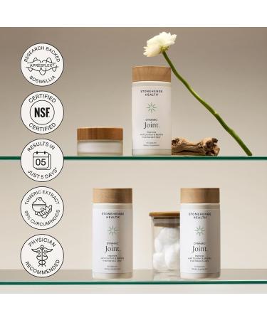 Stonehenge Health Dynamic Joint Health Supplement Fast-Acting Support with Apr sFlex Boswellia MSM Multi-Type Collagen Turmeric Bromelain Vitamins C & D3 Supports Joint Comfort 60 Capsules - Buy Online on GoSupps.com