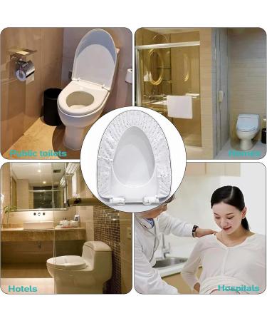 PMELCXD 20 PCS Toilet Seat Covers Disposable - Disposable Non-Woven Individually Wrapped Toilet Seat Shields Travel Accessories for Adults Kids(White) - Buy Online on GoSupps.com