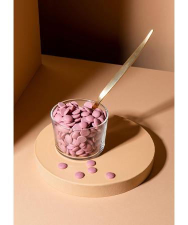 Koro Ruby Chocolate Drops 1kg - 47.3% Cocoa Naturally Pink No Dyes Ideal for Baking & Refining - Shop Internationally! - Buy Online on GoSupps.com