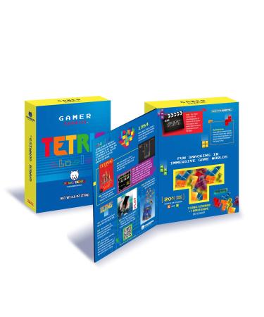 Powerbears Gamer Rubber Gift Box - Tetris Shaped Gummy Bears with 20% Fruit Juice & Vitamins | 8 Fruity Flavors | 250g - Buy Online on GoSupps.com