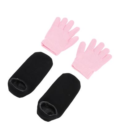 Moisturizing Gel Spa Socks&Gloves Set with Essential Oil for Dry Cracked Hands Feet Moisturizing Socks Gloves Set